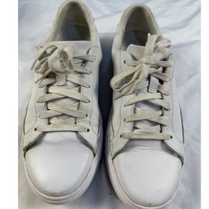 Kizik Women's White Vegas Hands free Walking Sneaker Comfort Casual Daily